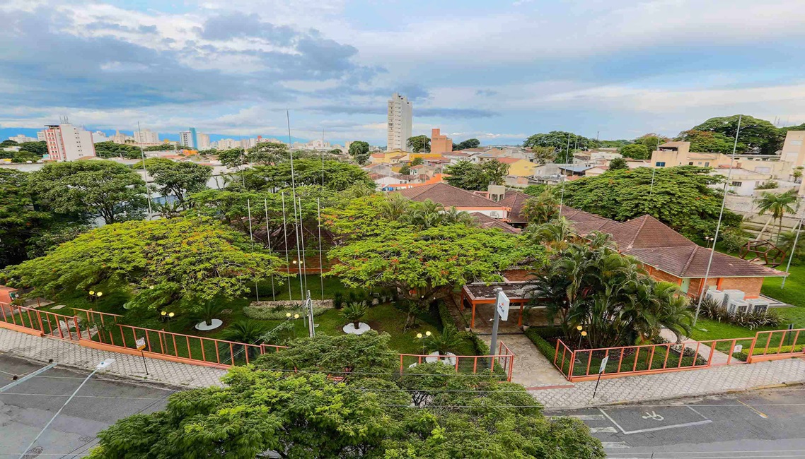 Fachada do Senac Taubaté que realiza a 1ª Feira Empreendedora com entrada gratuita