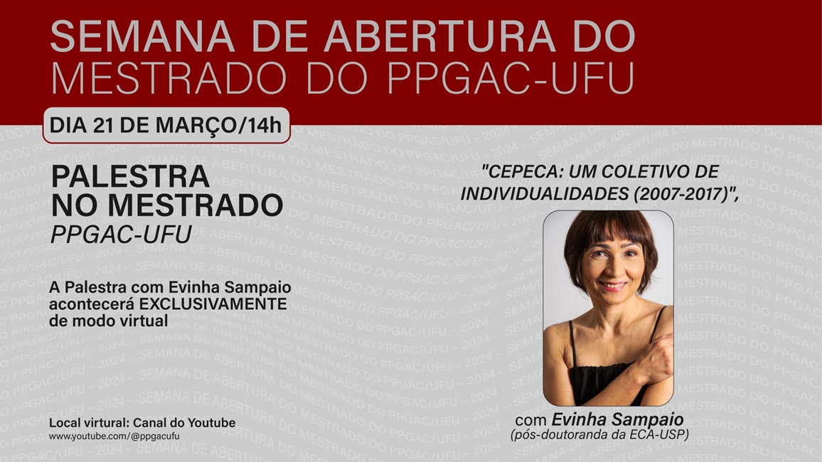 Banner de palestra virtual.