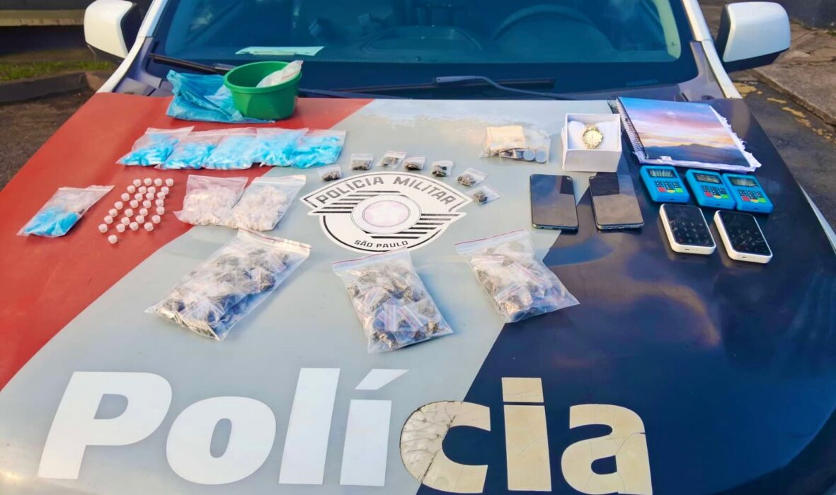 Homem é preso por tráfico em bar na cidade de Potim