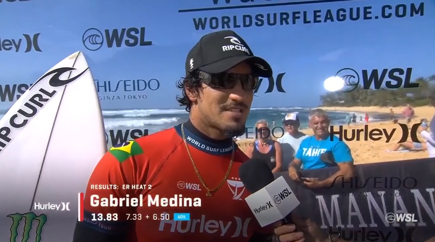 gabriel medina em entrevista. Gabriel Medina garante vaga nas Olimpíadas de Paris com vitória no ISA Games