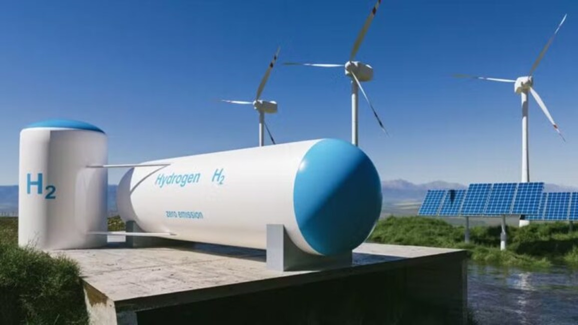 Tanque de H2V e hélices de energia eólica. Ubatuba terá R$ 21 bilhões para a produção de hidrogênio verde no Brasil