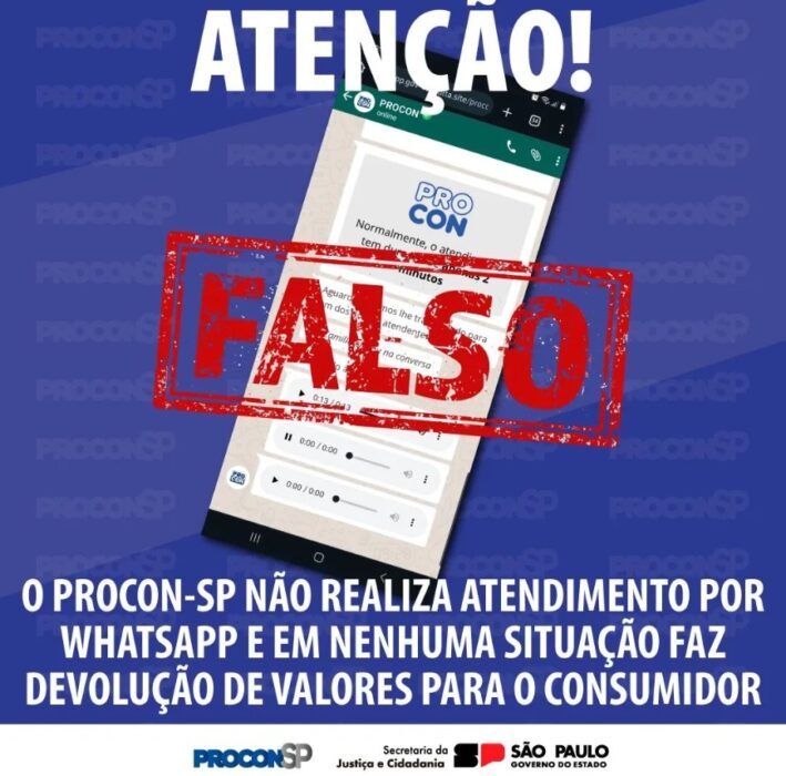 Tentativa de golpe: Procon alerta consumidores de São José dos Campos