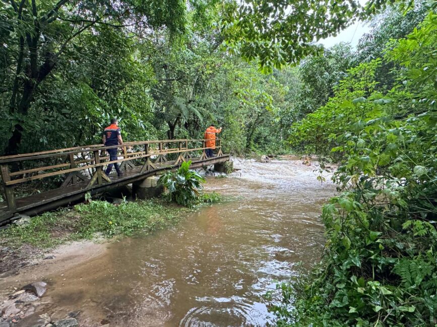 Defesa Civil em Alerta no Litoral Norte; rodovias Tamoios e Owvaldo Cruz seguem com interdições