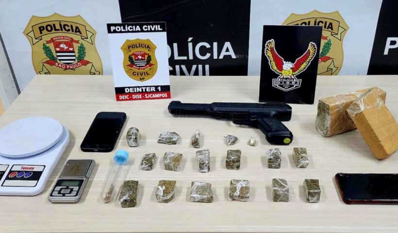 Jovens são presos por tráfico de drogas online em São José dos Campos