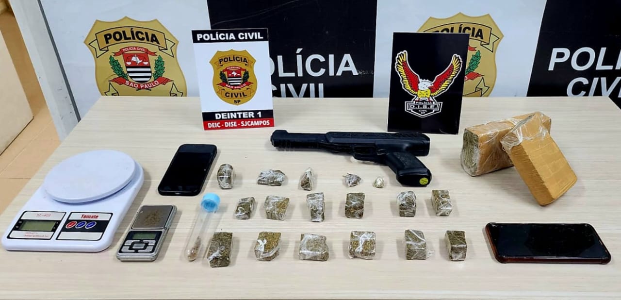 Jovens são presos por tráfico de drogas online em São José dos Campos