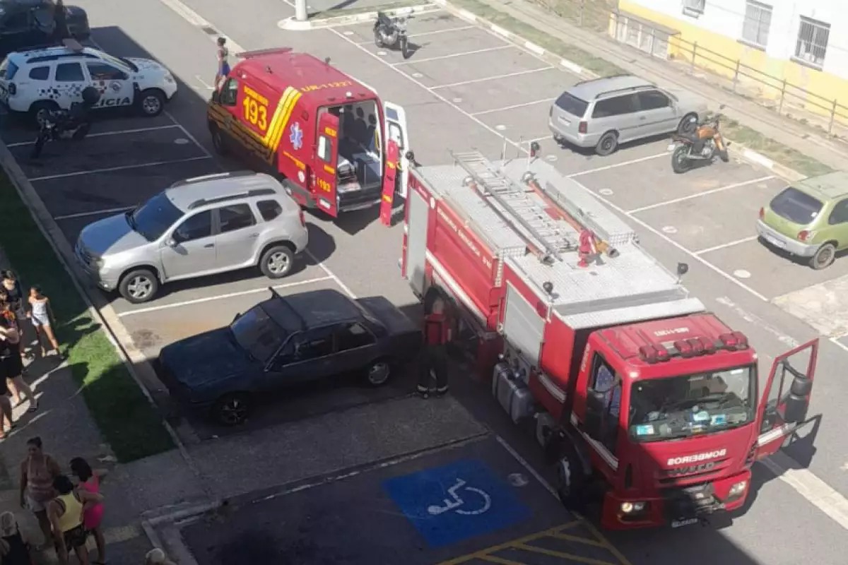 Incêndio em condomínio de Taubaté deixa três feridos; mãe e filhos pulam de apartamento