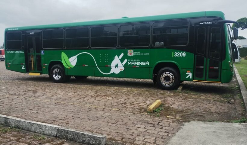 Expresso Maringá inicia testes com ônibus elétrico em São José dos Campos