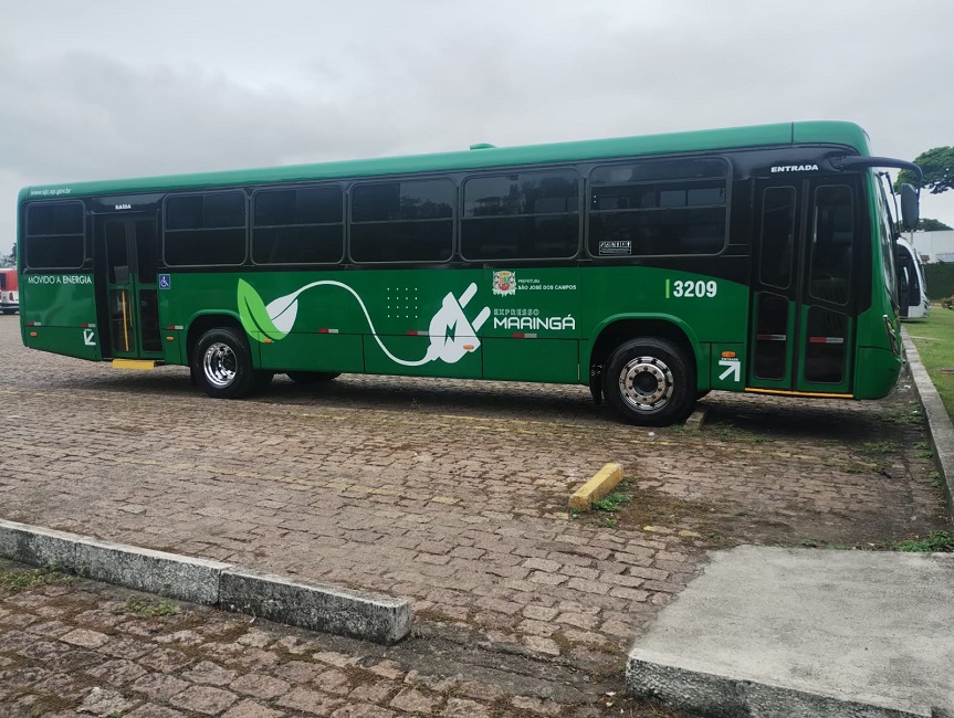 Expresso Maringá inicia testes com ônibus elétrico em São José dos Campos