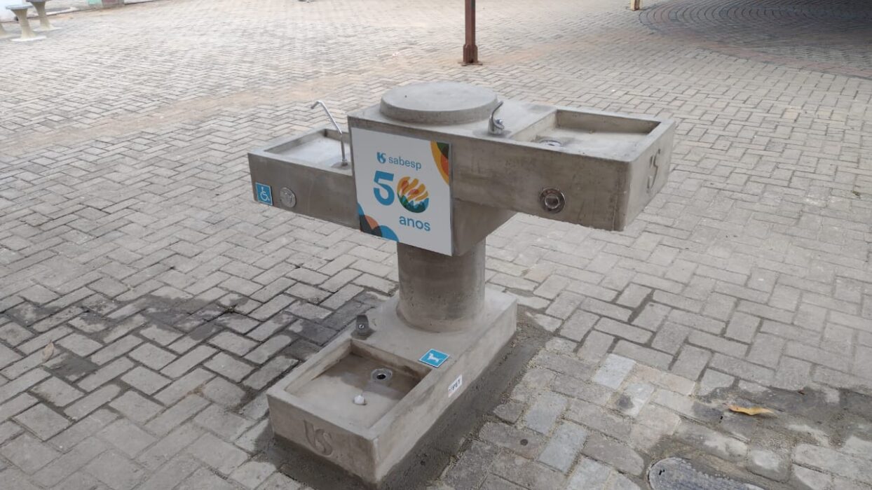 Sabesp instala bebedouros públicos em cidades do Vale