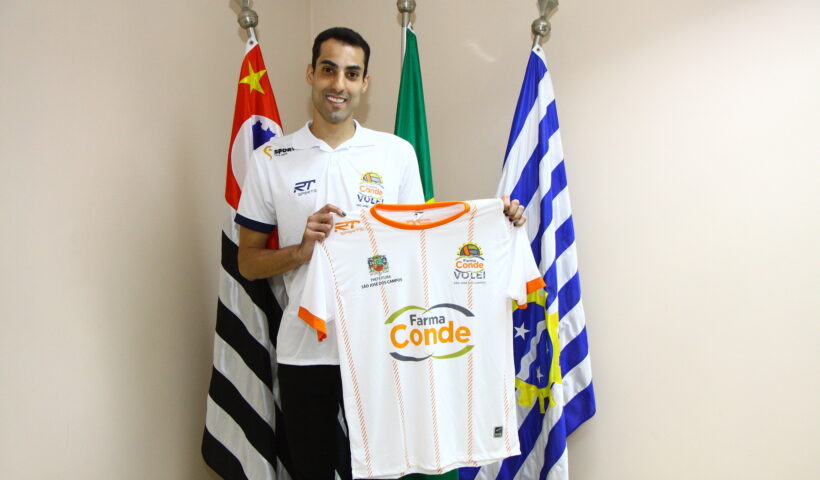 Douglas Souza defende as cores do Vôlei São José desde a temporada 2022/2023