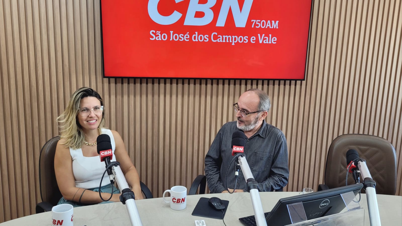 Loreny em entrevista ao jornal CBN Vale 1ª Edição desta terça-feira (30)