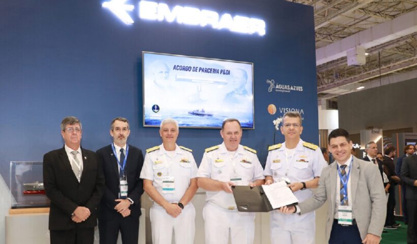 A Marinha do Brasil e a Embraer assinaram um acordo de parceria para apoio mútuo em pesquisa, desenvolvimento e inovação.