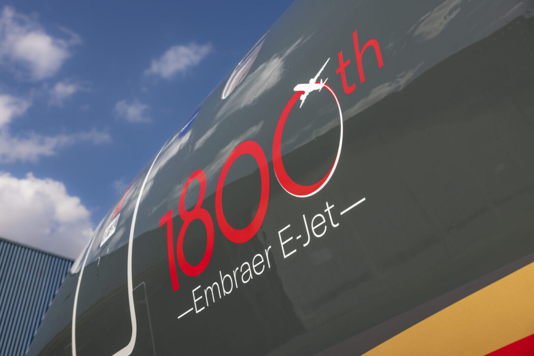 Embraer atinge marca de 1.800 E-Jets entregues