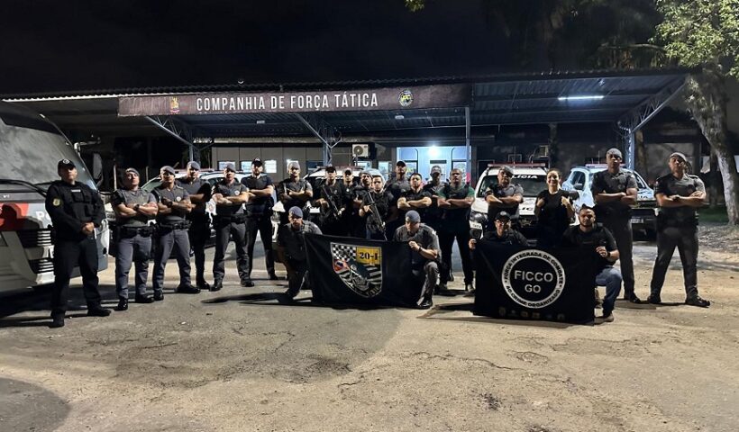 Policiais militares de SP e GO e da PF.Polícias de SP e Goiás desarticulam organização criminosa em Caraguatatuba