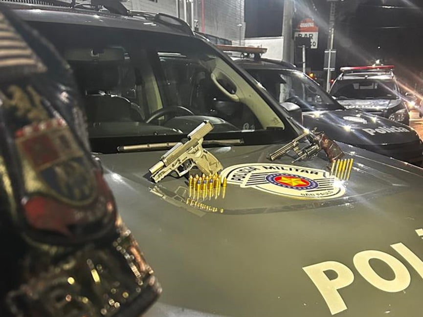 PM prende quatro por posse ilegal de armas em São Luiz do Paraitinga e Cunha
