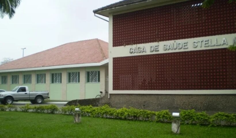fachada do hospital Stella Maris, em Caraguatatuba. Gestante diagnosticada com Guillain-Barré em Caraguá é transferida de hospital