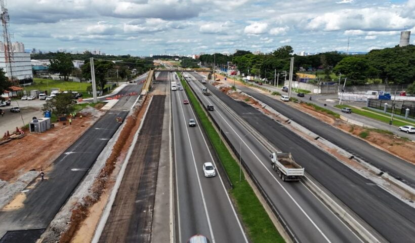 Nova pista expressa entre Jacareí e São José deve ser entregue no fim de maio