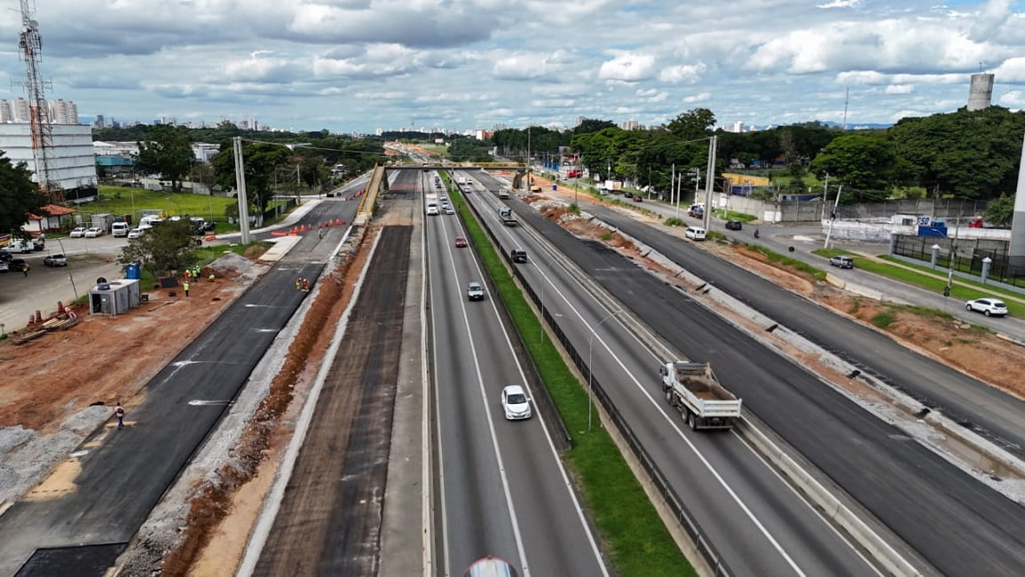 Nova pista expressa entre Jacareí e São José deve ser entregue no fim de maio