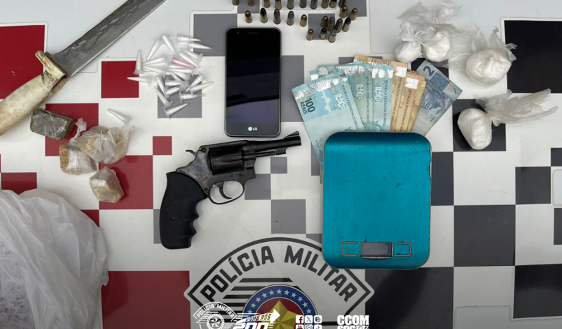 Homem é preso por porte de arma no bairro Santa Luzia, em Guaratinguetá