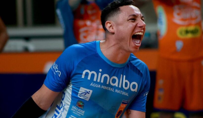 Libero Rogerinho vai disputar a sua terceira temporada seguida no Vôlei São José. Foto: Mariana Luz