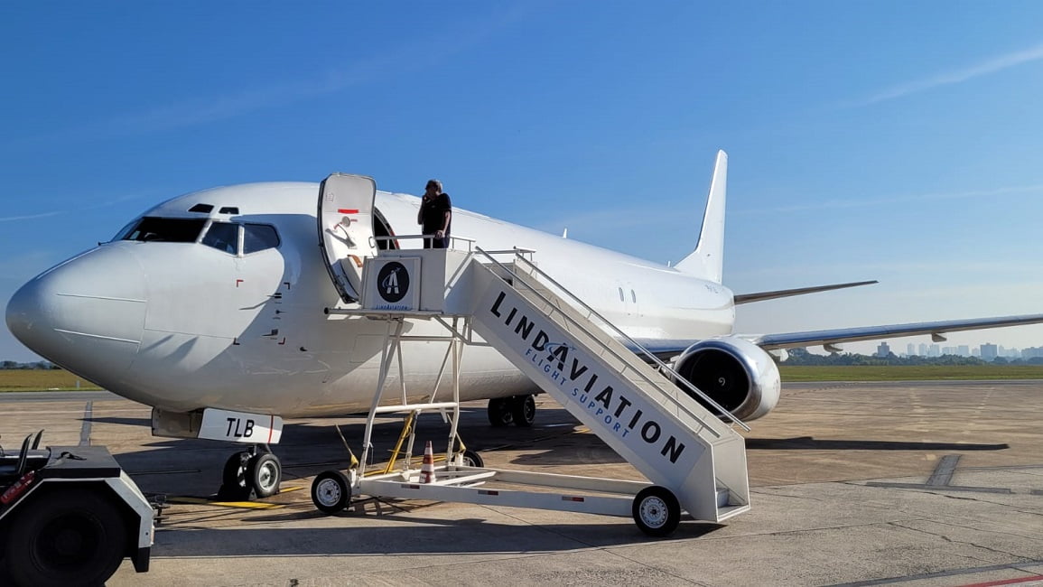 Aeroporto de SJC recebe nova aeronave da Total Linhas Aéreas
