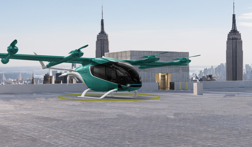 Eve Air Mobility seleciona fornecedores de peças para "carro voador"