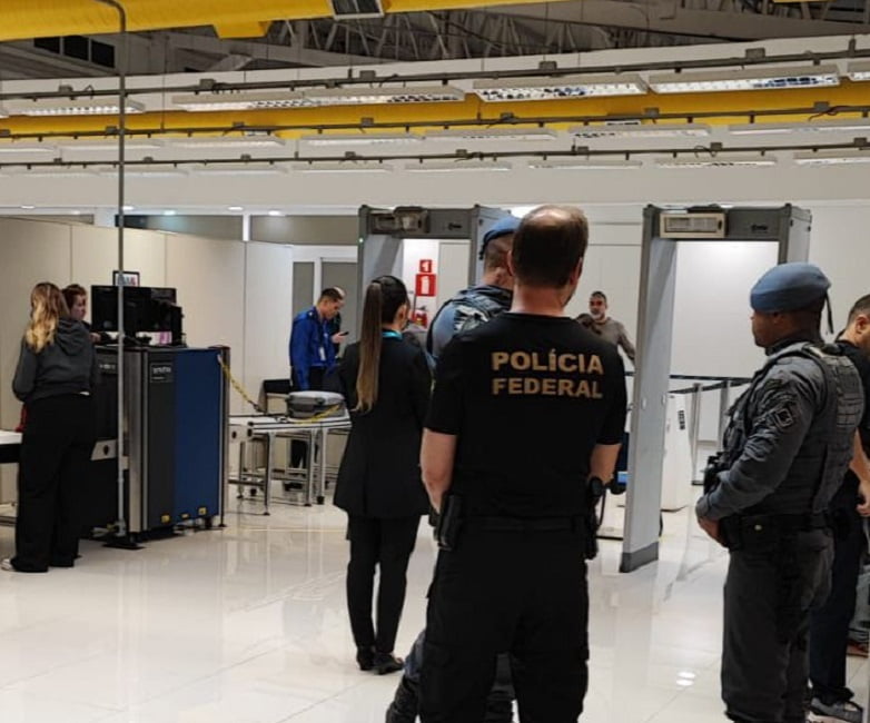 PF inicia fiscalização de passageiros no aeroporto de São José dos Campos