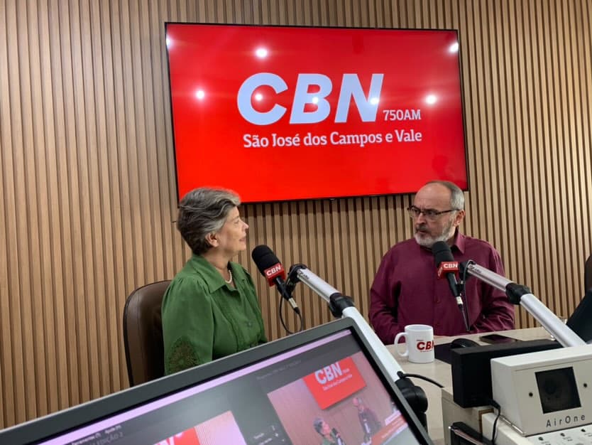 Prefeita de Caçapava, Pétala Lacerda (Republicanos), em entrevistada ao Jornal CBN Vale 1ª Edição desta quarta-feira (26)