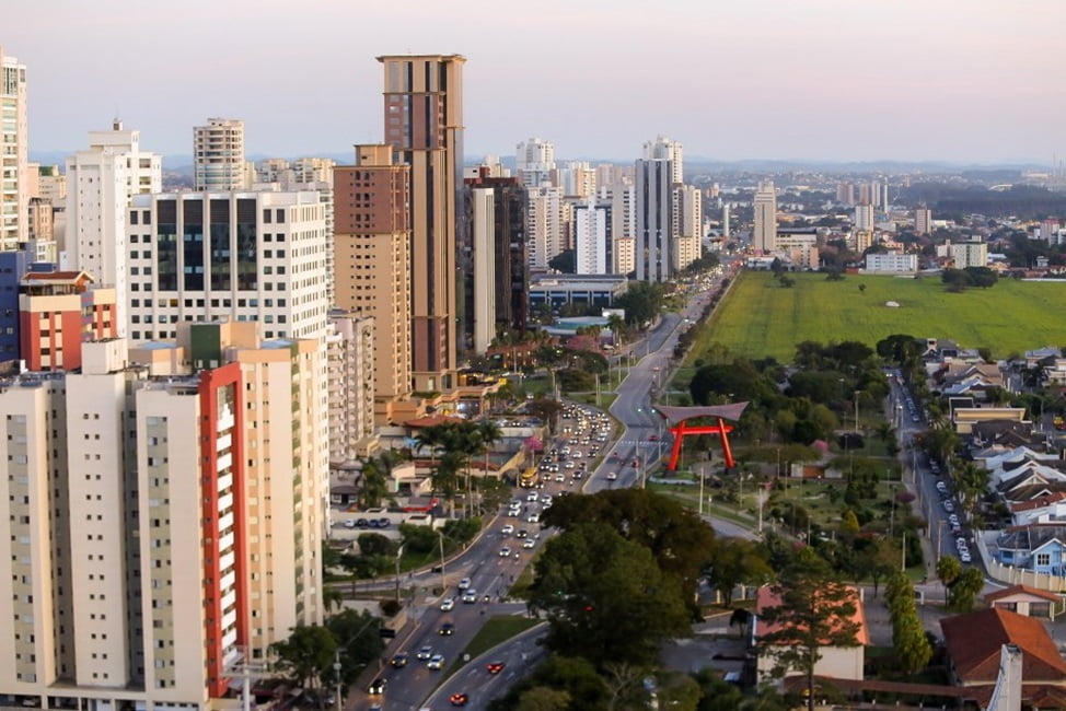 vista aérea de sjc. São José dos Campos conquista nota máxima do Tesouro Nacional