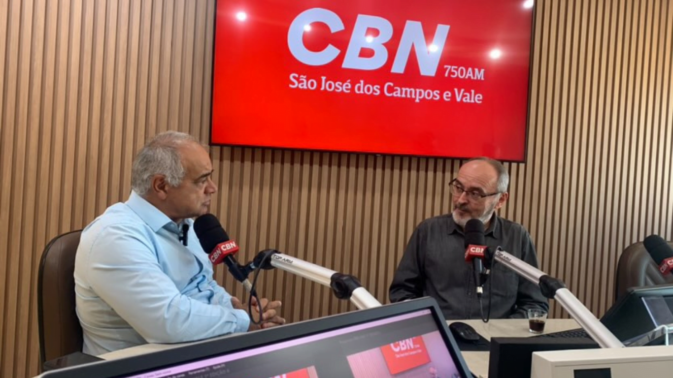 Juvenil Silvério em entrevista ao Jornal CBN Vale 1ª Edição desta segunda-feira (17)