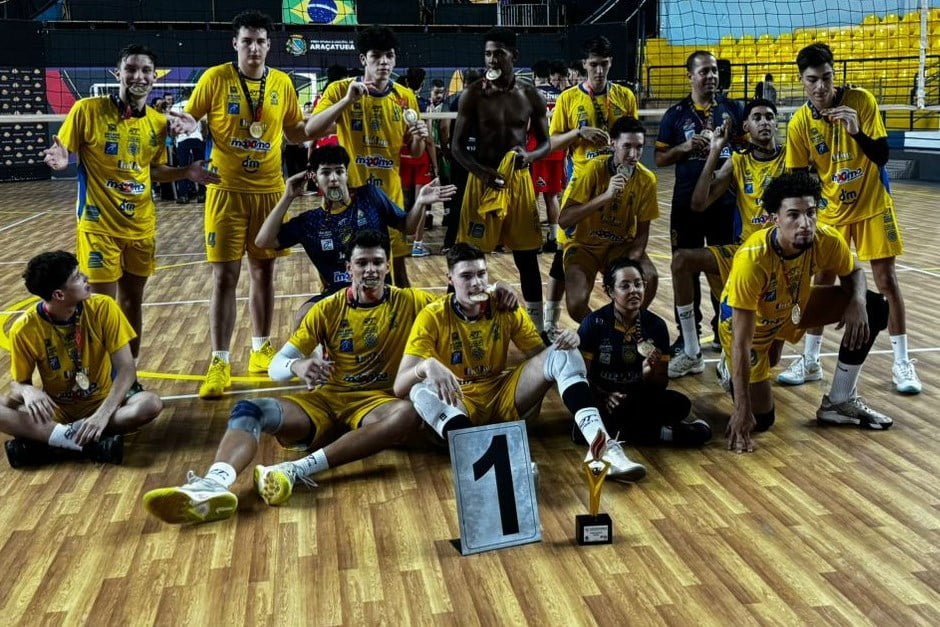 Vôlei masculino Sub-19 de São José dos Campos foi um dos campeões na na 39ª edição dos Joguinhos