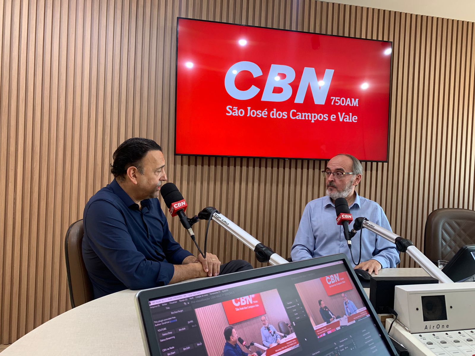 Felício Ramuth em entrevista ao Jornal CBN Vale 1ª Edição desta segunda-feira (10)