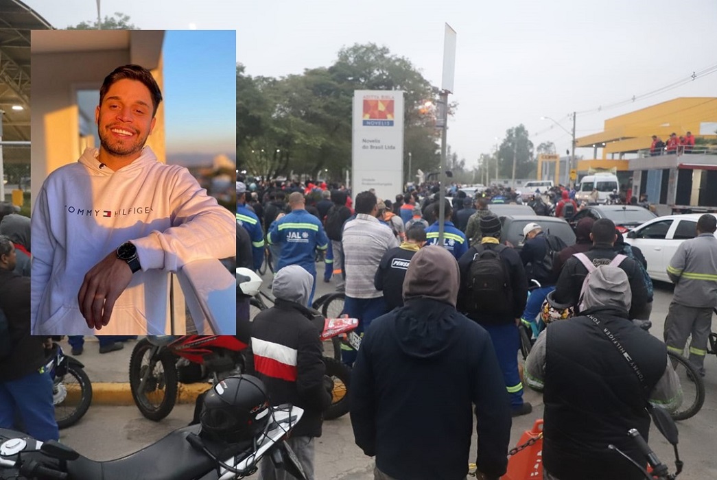 Trabalhadores da Novelis protestam após acidente fatal em Pinda