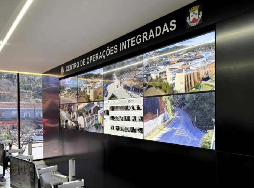 Campos do Jordão inaugura COI com 50 câmaras de segurança