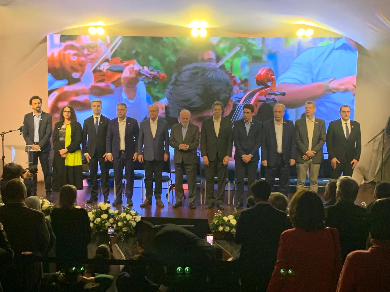 O presidente Lula em evento na cidade de São José dos Campos
