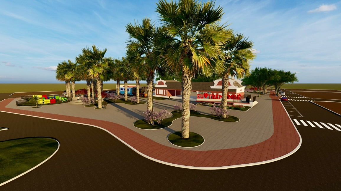 Com espaço PET, revitalização da Praça da Estação tem início em Tremembé