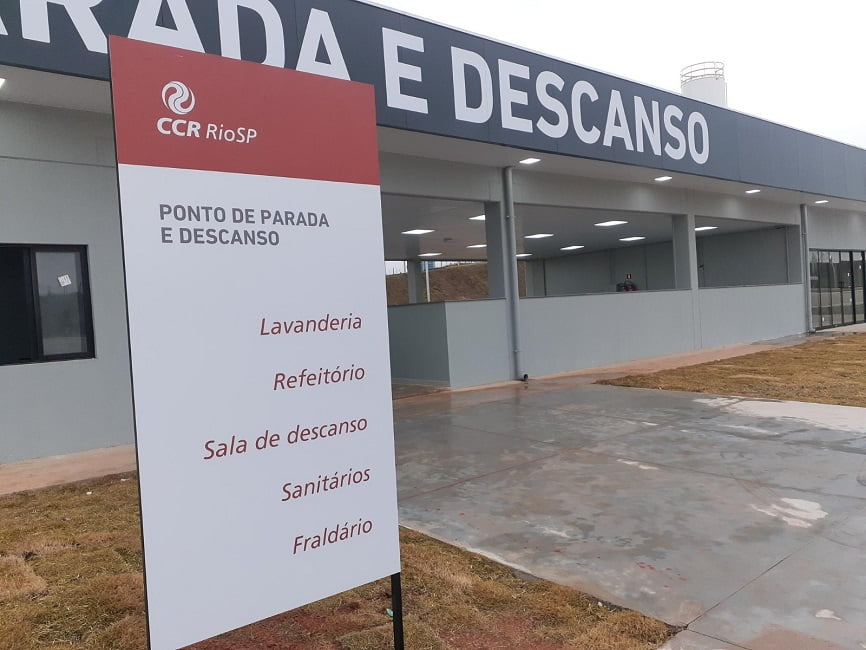 Primeiro ponto de parada para caminhoneiros é inaugurado na Dutra, em Pinda
