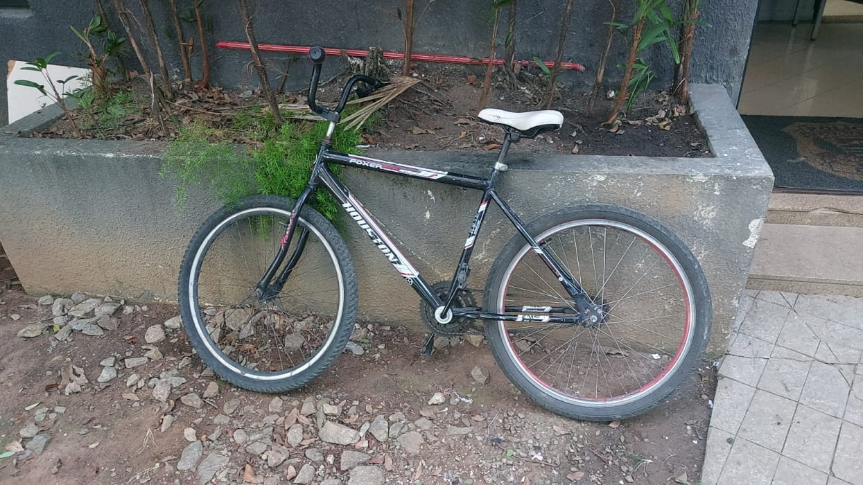 (Bicicleta que teria sido utilizada no dia do crime)