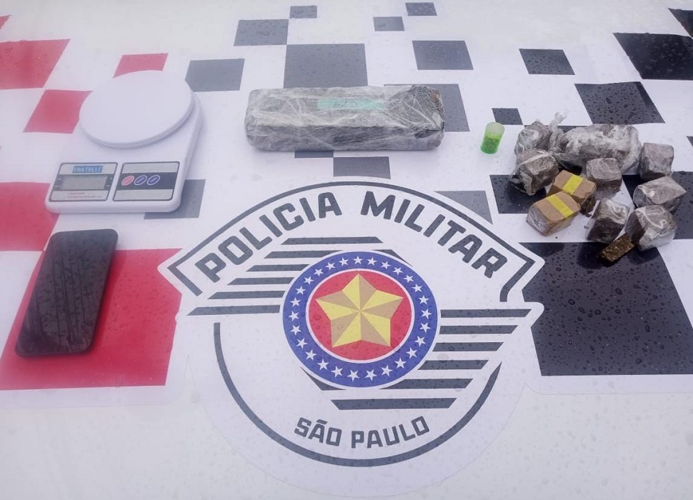 Homem é preso com tablete e pés de maconha em Jacareí