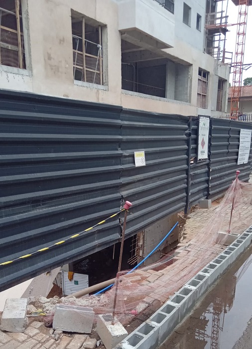 São José registra segundo desmoronamento em obras em 24h