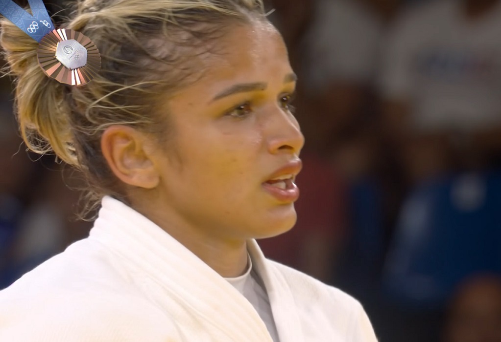 A judoca paulista Larissa Pimenta