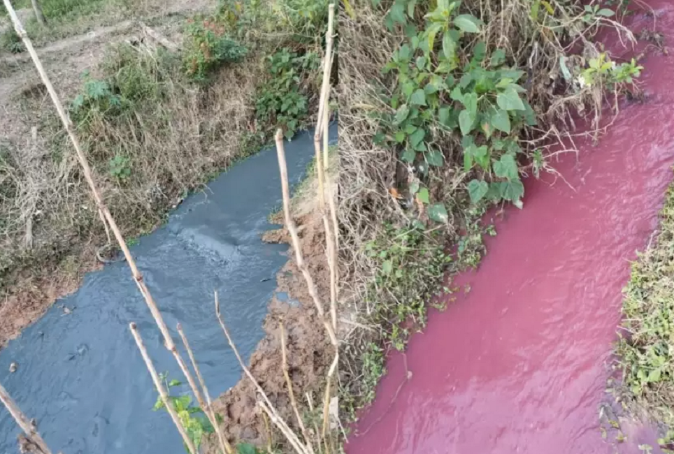 Sabesp segue investigando coloração em córrego de São José