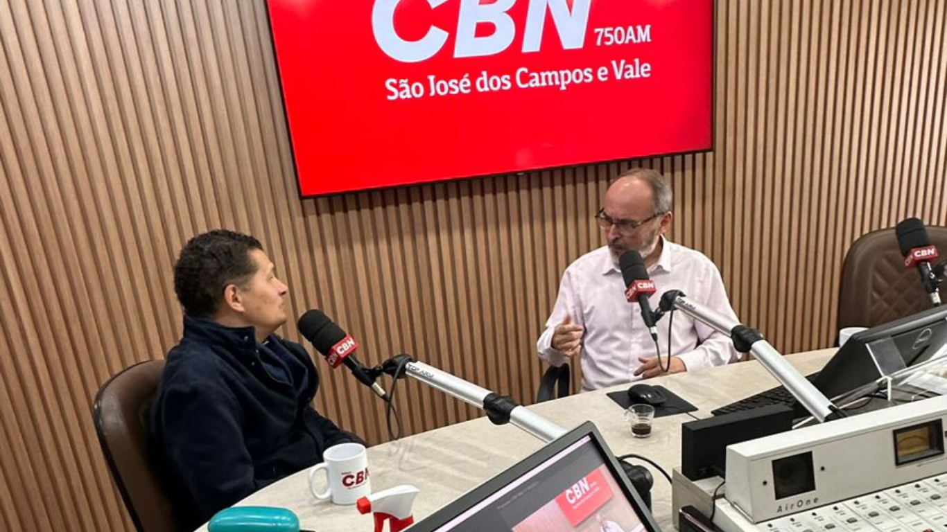 Izaías Santana em entrevista ao Jornal CBN Vale 1ª Edição desta terça-feira, 16 de julho de 2024