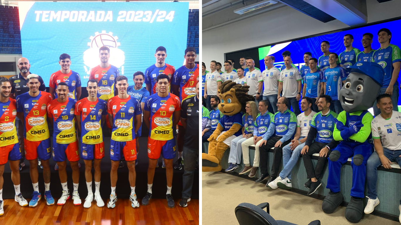 Comparação do Vôlei São José da temporada 2023/2024 para a temporada 2024/2025