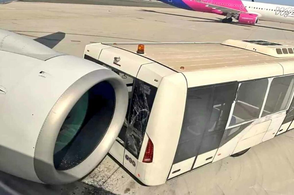 motorista-de-onibus-colide-com-aviao-da-embraer-e-paralisa-voo