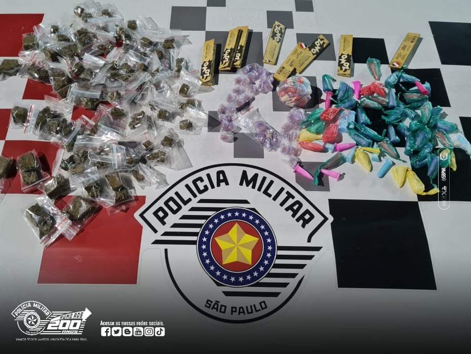 Traficante tenta agredir a PM, mas acaba preso em Taubaté