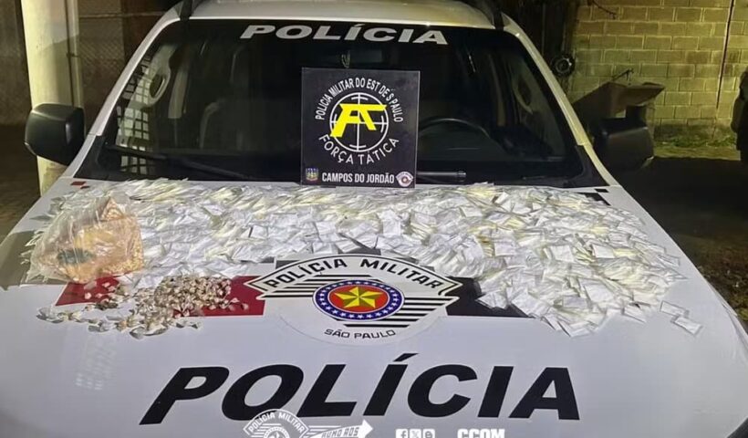 Apreensão aconteceu na Vila Paulista, em Campos do Jordão