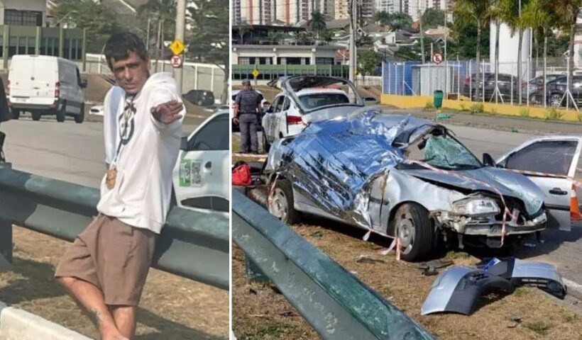 Motorista que provocou a morte de mulher em acidente no Anel Viário em SJC, havia furtado carro de ex-companheira