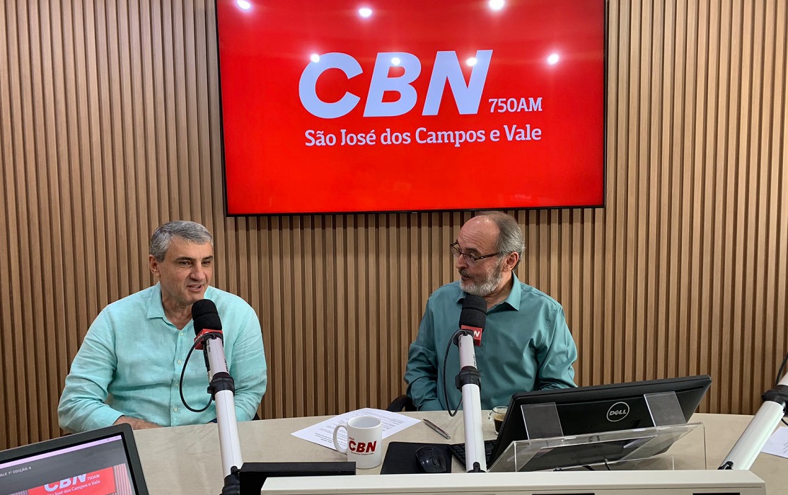 José Saud (PP), candidato a prefeito de Taubaté, apresenta suas propostas na sabatina da CBN Vale