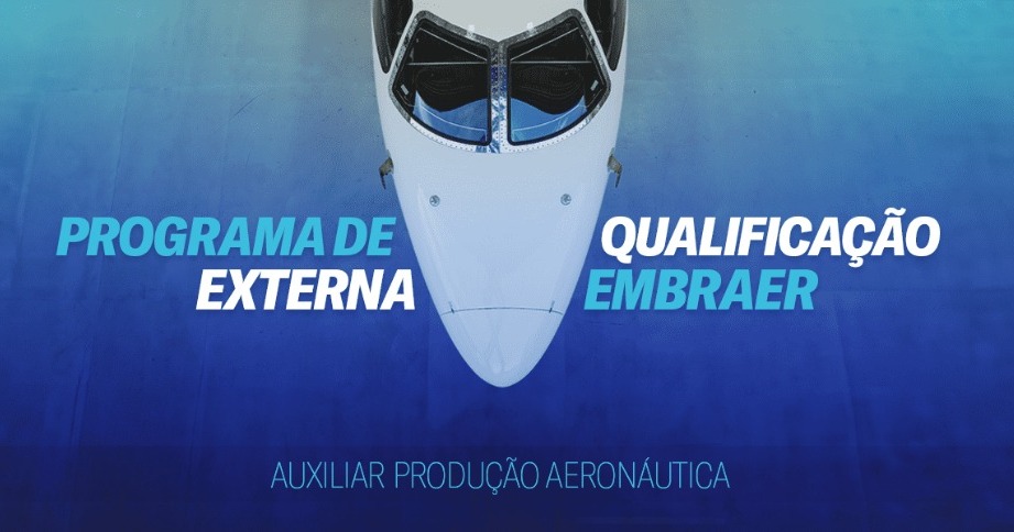 Curso de auxiliar de Produção Aeronáutica na Embraer está disponível para moradores de São José dos Campos, Caçapava e Jacareí